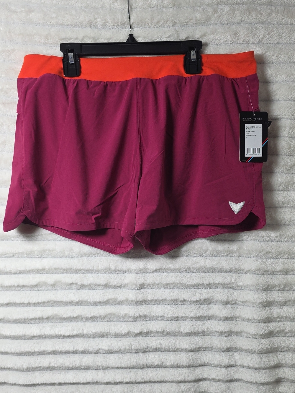 0496 Korsa Women's Athletic Shorts with Built In Underwear